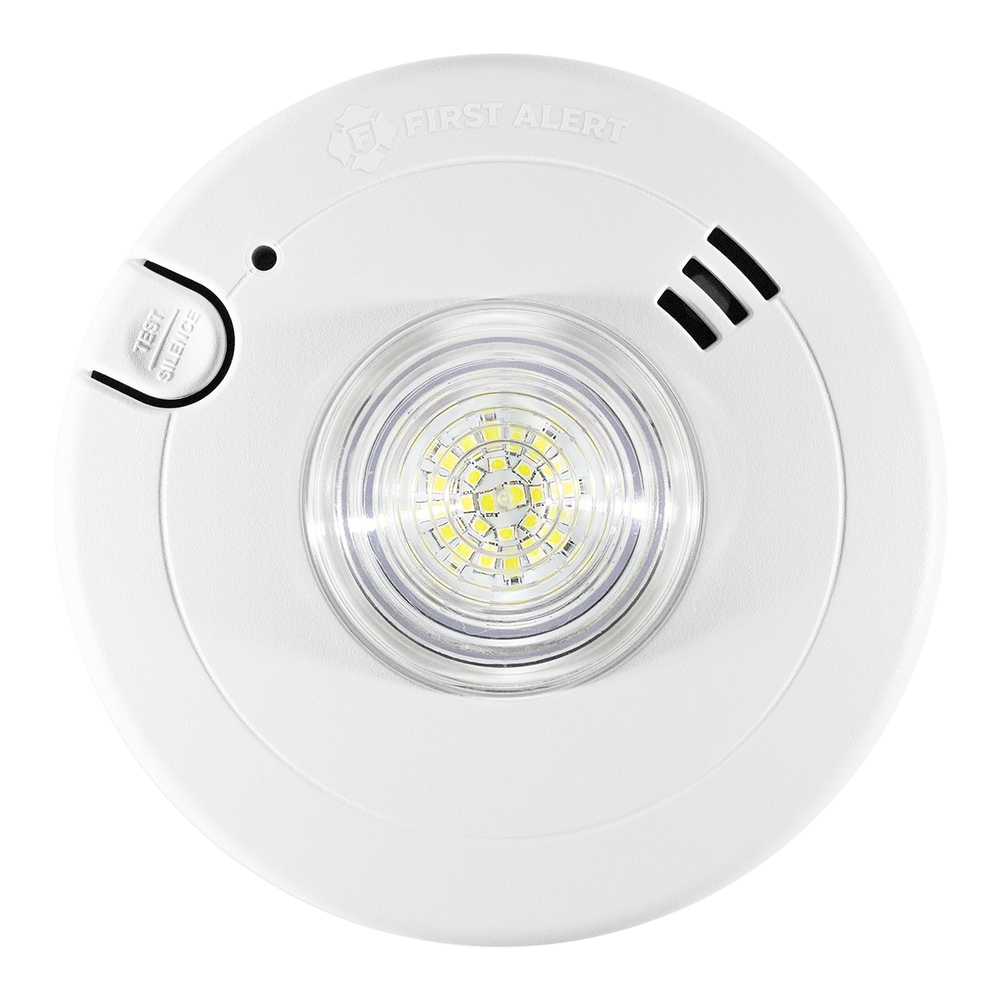 First Alert BRK Hardwired Smoke Alarm With LED Strobe Light and 10Year