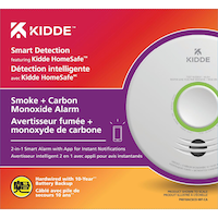 Détecteur de fumée et de monoxyde de carbone intelligent 2-en-1 Kidde avec application CloseUp