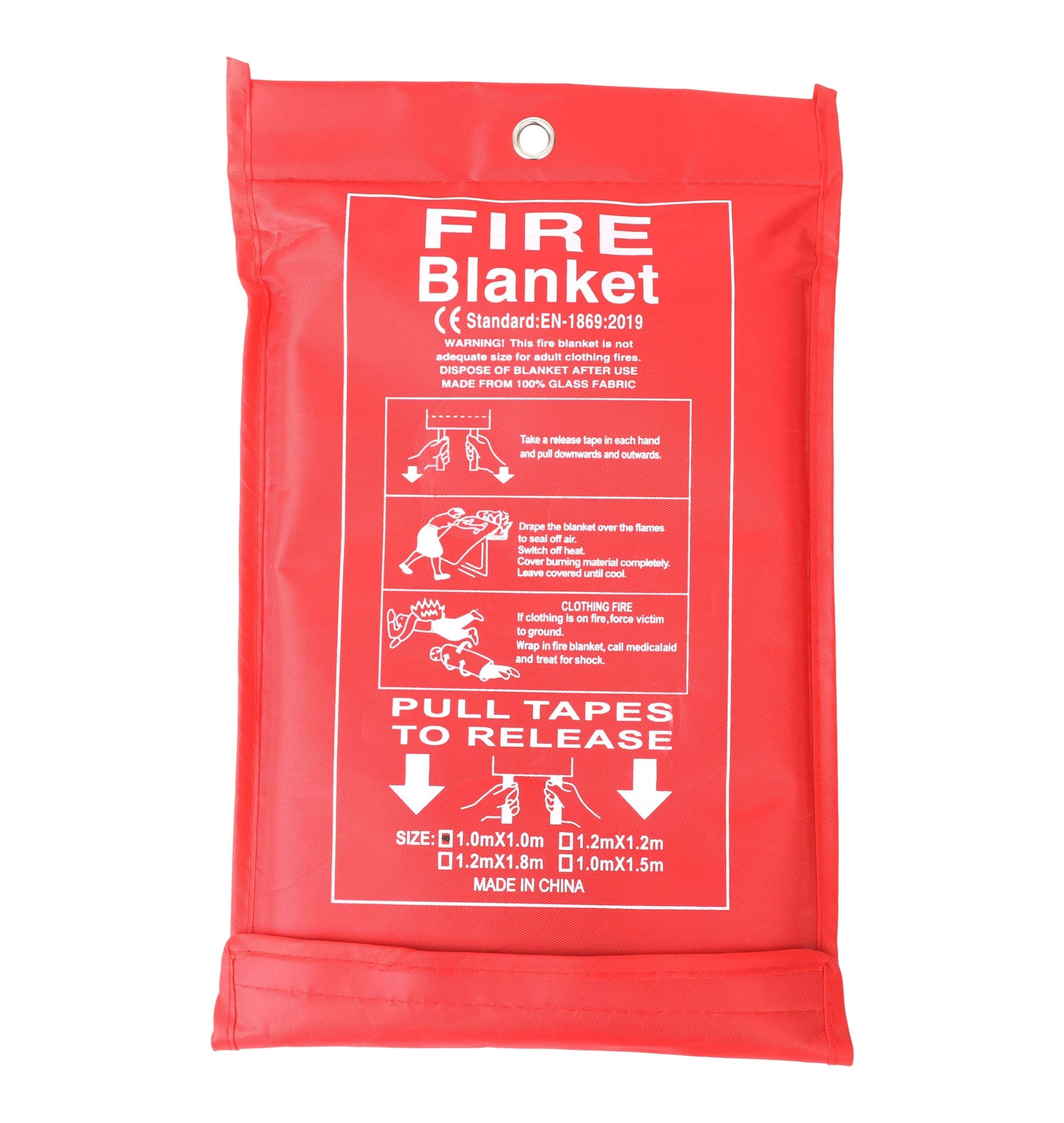 Emergency Fire Blanket for Home Kitchen Flame Retardant Canadian Tire