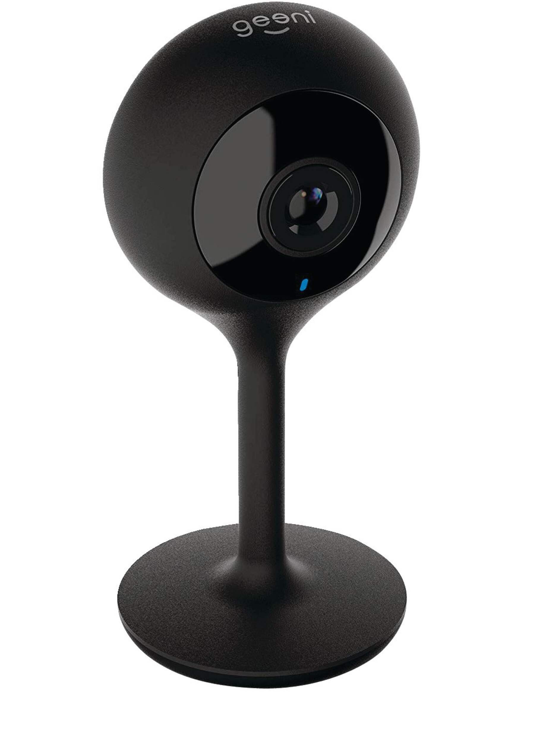 Geeni Look 720p Smart Wi-Fi Indoor Security Camera, Black Front_Angled_Right
