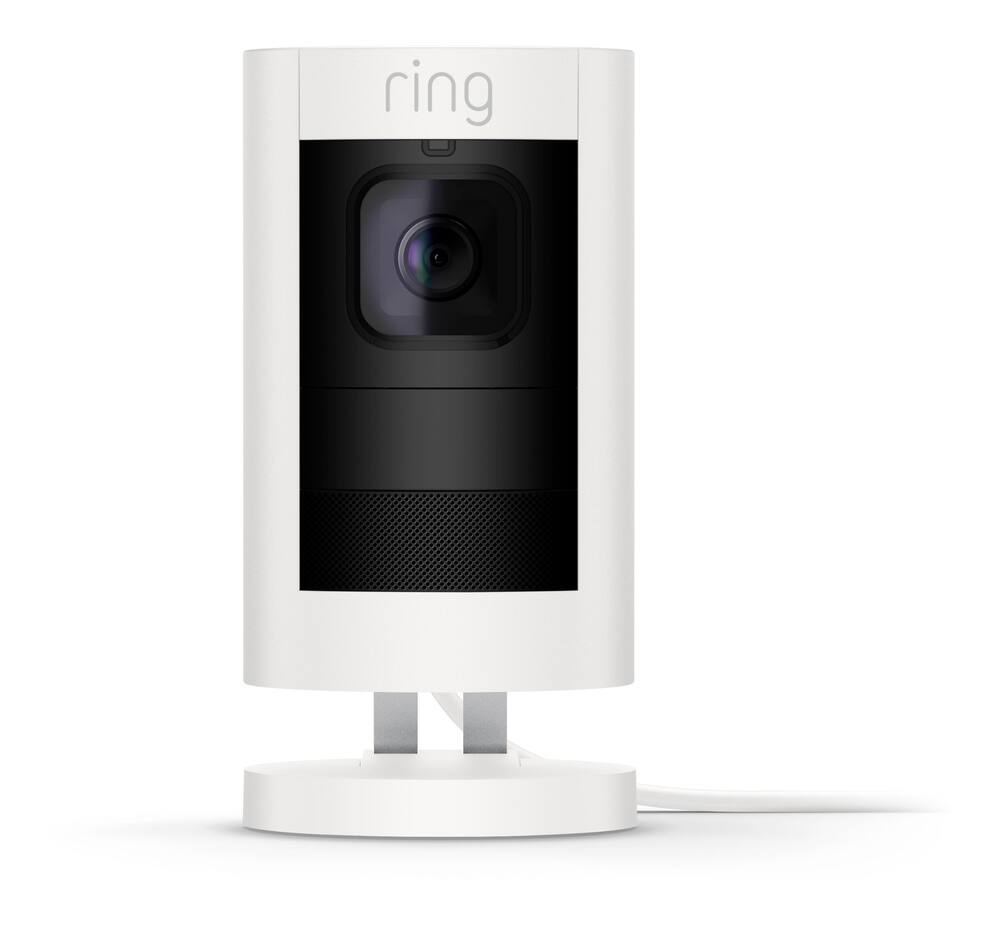 Ring Stick Up Battery-Powered Camera, White | Canadian Tire