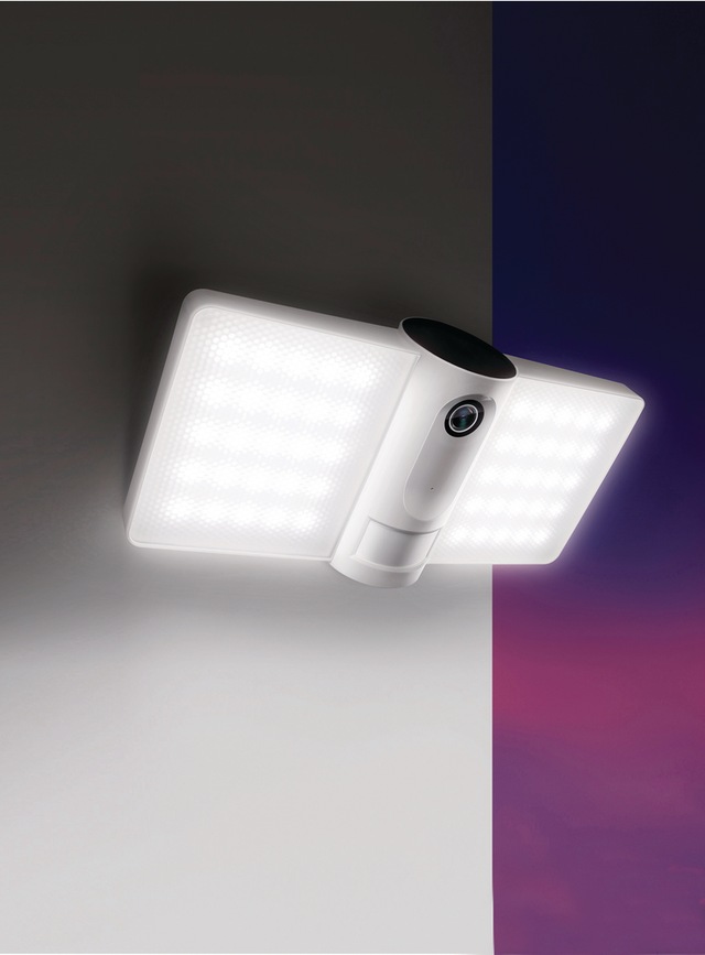 Geeni Sentry 1080p HD Smart WiFi Floodlight Security Camera, White