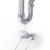 Geeni Smart Wi-Fi Water and Flood Sensor, No Hub Required, White Composite_or_Mixed