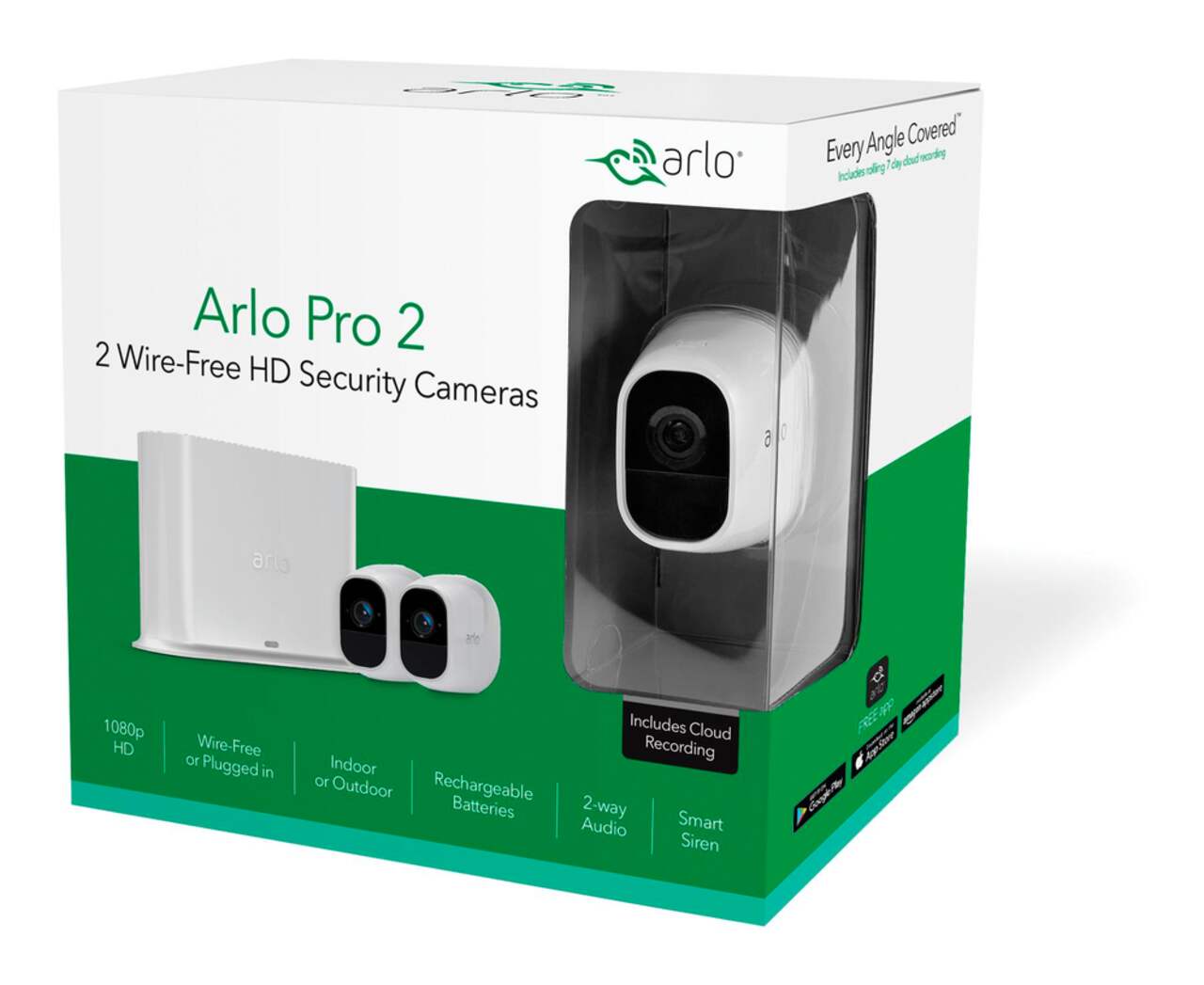 Arlo Pro 2 1080P HD 2-Camera Security System | Canadian Tire