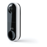 Arlo Wifi Video Camera Doorbell, Black