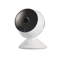Globe 1080p Indoor Smart Wi-Fi Security Camera With Motion Detection, White Front_Three_Fourths_Angled_Left