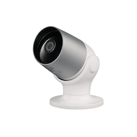 Globe 1080p Indoor and Outdoor Smart Wi-Fi Security Camera With Motion Detection, White Front_Three_Fourths_Angled_Left