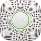 Google Nest Protect 2nd Generation Smart Smoke and Carbon Monoxide (CO) Battery Alarm, White Front_Flat
