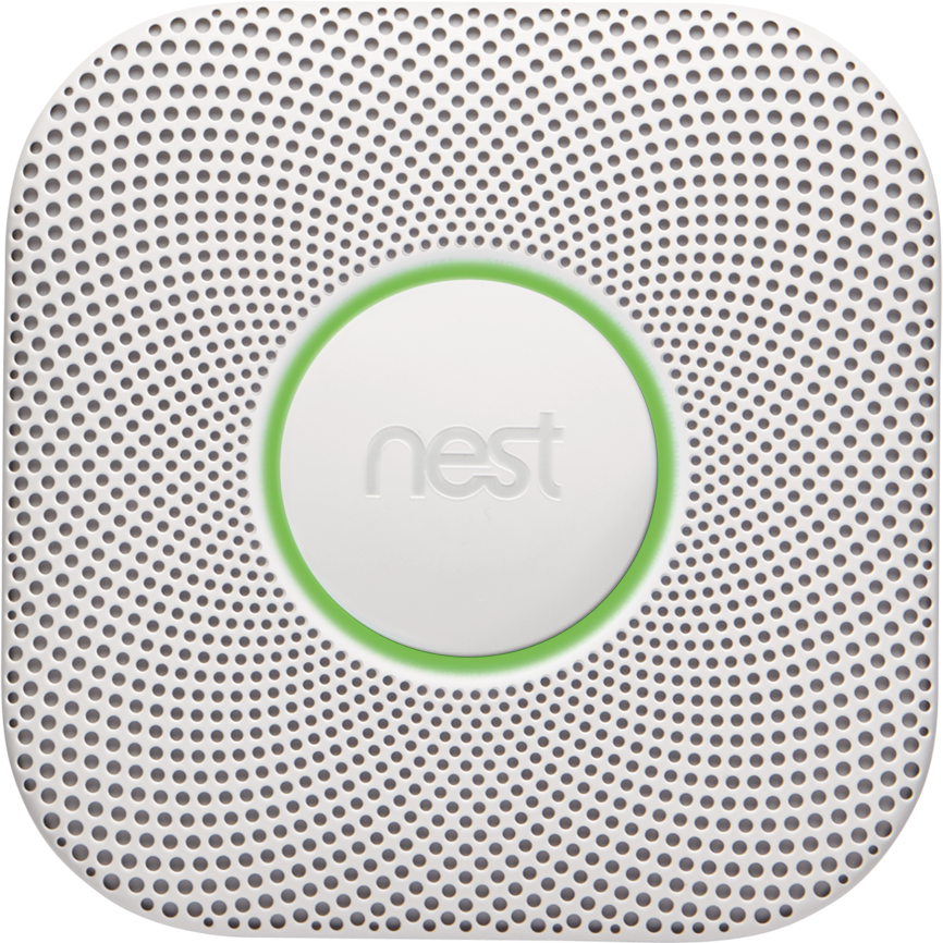 Google Nest Protect 2nd Generation Smart Smoke and Carbon Monoxide (CO) Battery Alarm, White
