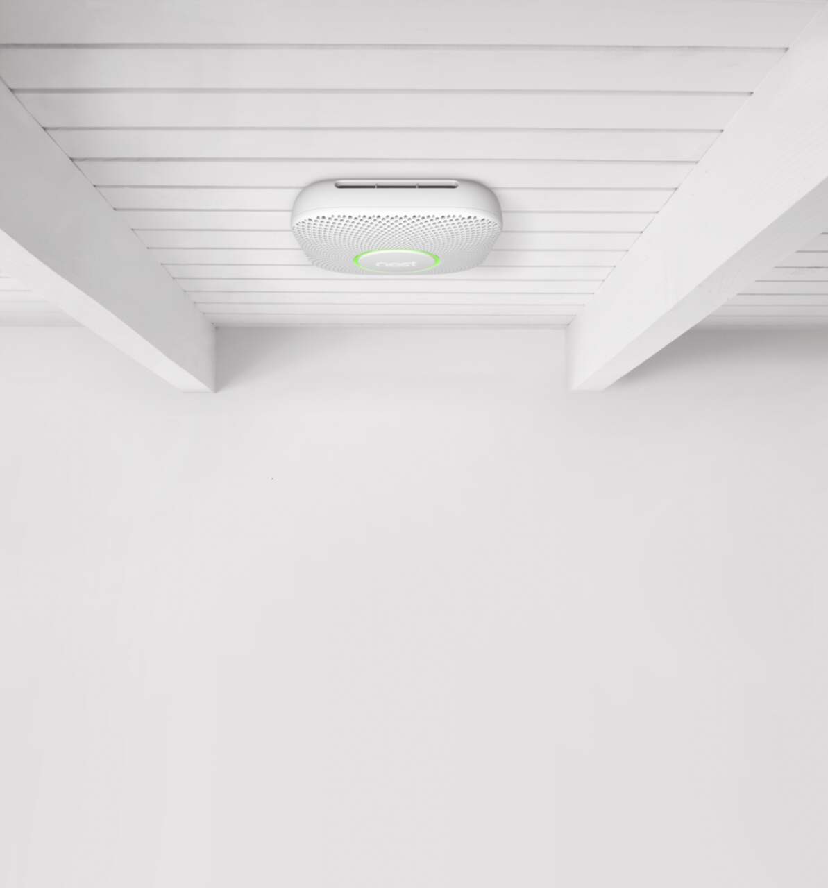 GOOGLE NEST - Détecteur de fumée et monoxyde de carbone Google Nest Protect  à piles