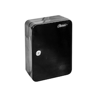 Garrison Security Key Lock Box, Holds 48 Keys, Black Front_Three_Fourths_Angled_Right