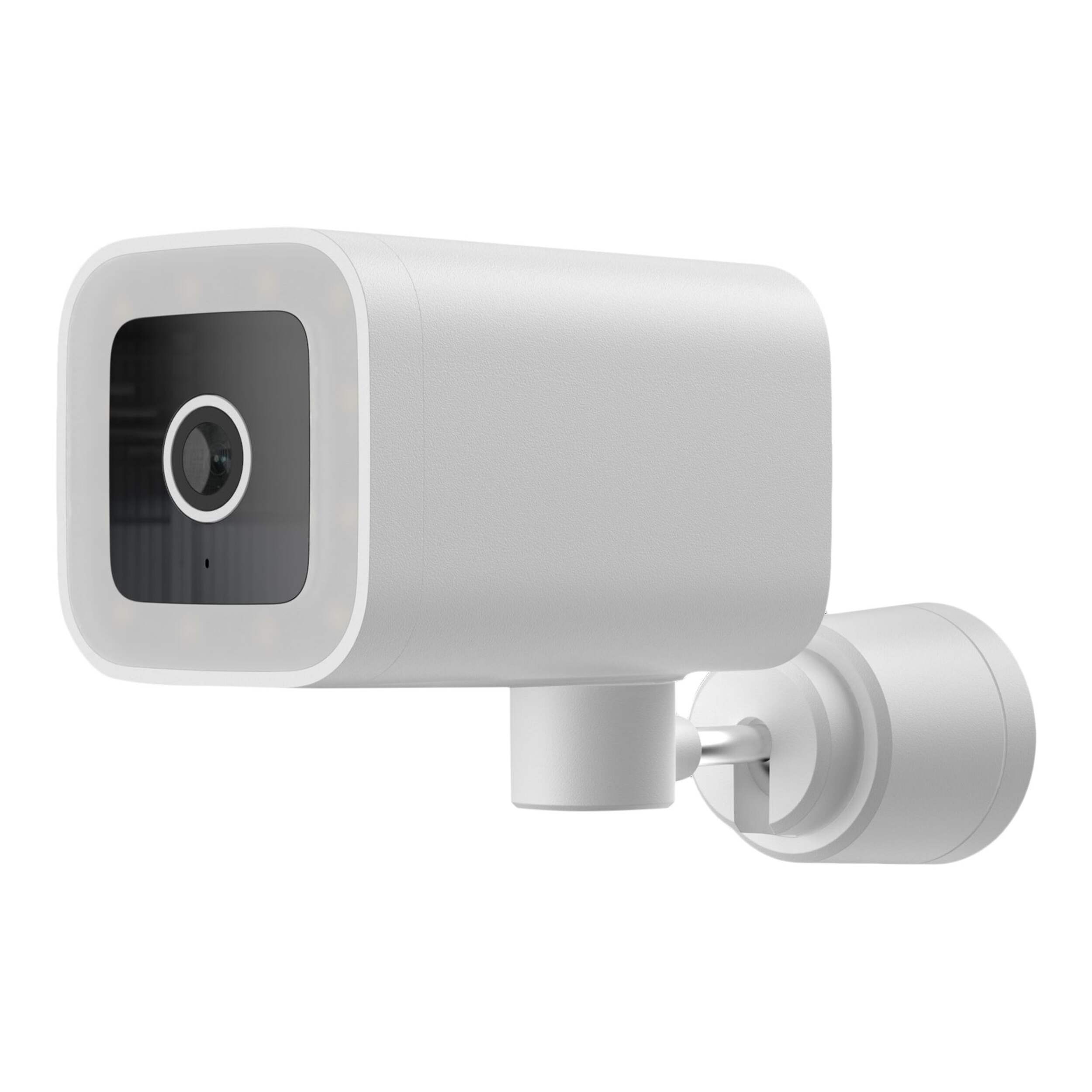 Geeni Lookout 2K Smart Wi-Fi Outdoor Security Camera, White Front_Three_Fourths_Angled_Left