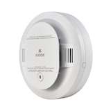 Kidde 2-in-1 120V Hardwired Smoke Alarm/Carbon Monoxide (CO) Detector with AA Battery Back-Up & Voice Alerts Front_Angled_Left