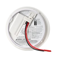 Kidde 120V Hardwired Smoke Alarm with Battery Back-Up & Hush Button Bottom_Flat