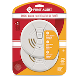 First Alert FG250 Smoke Alarm, 9V Battery Ion, 2-pk Front_Flat