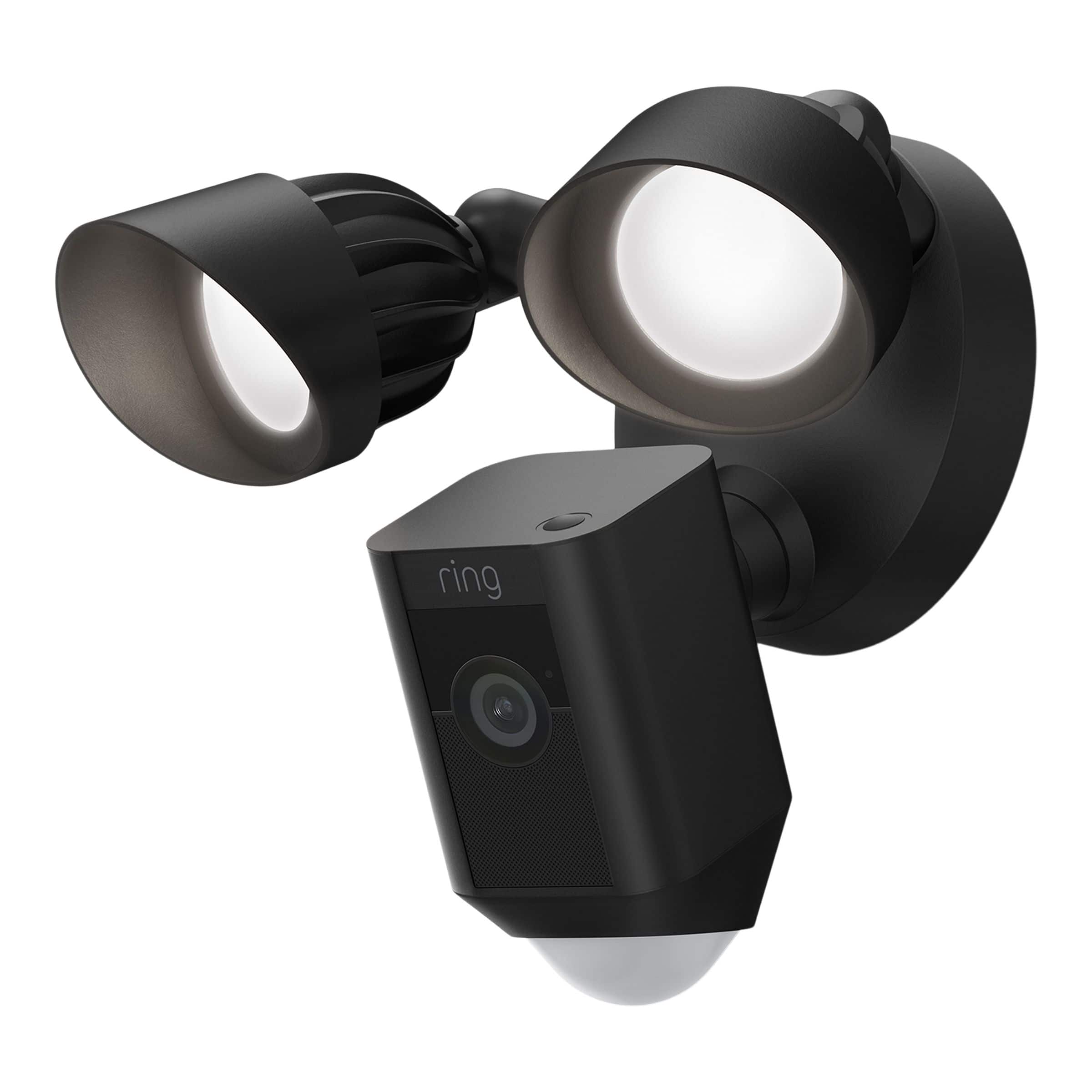 Ring - Floodlight Cam Wired Pro Outdoor Wireless 1080p Surveillance Camera  - White | P.C. Richard & Son