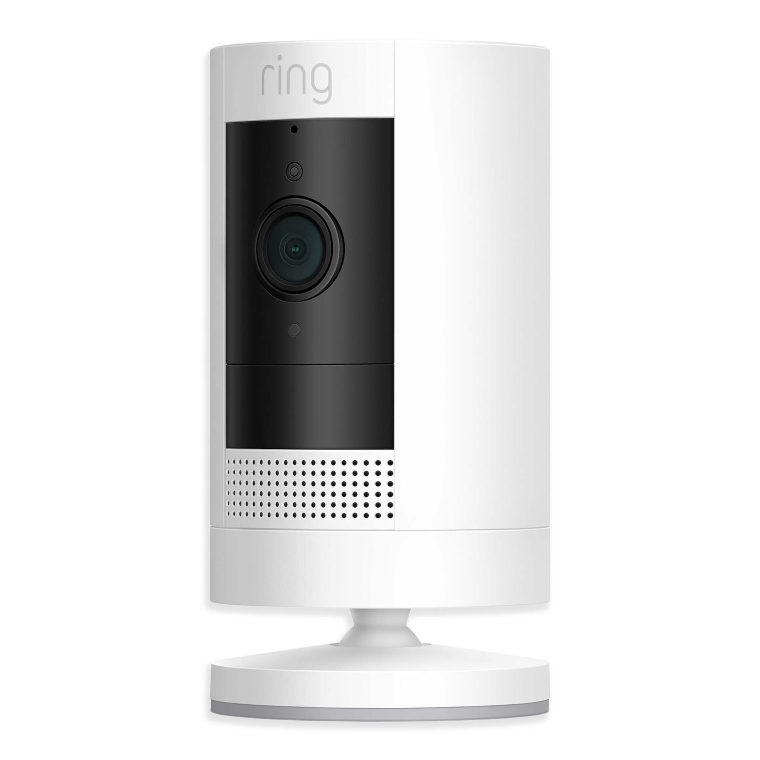 Ring Stick Up Cam Battery-Powered Security Camera with Two-Way Talk Front_Three_Fourths_Angled_Left