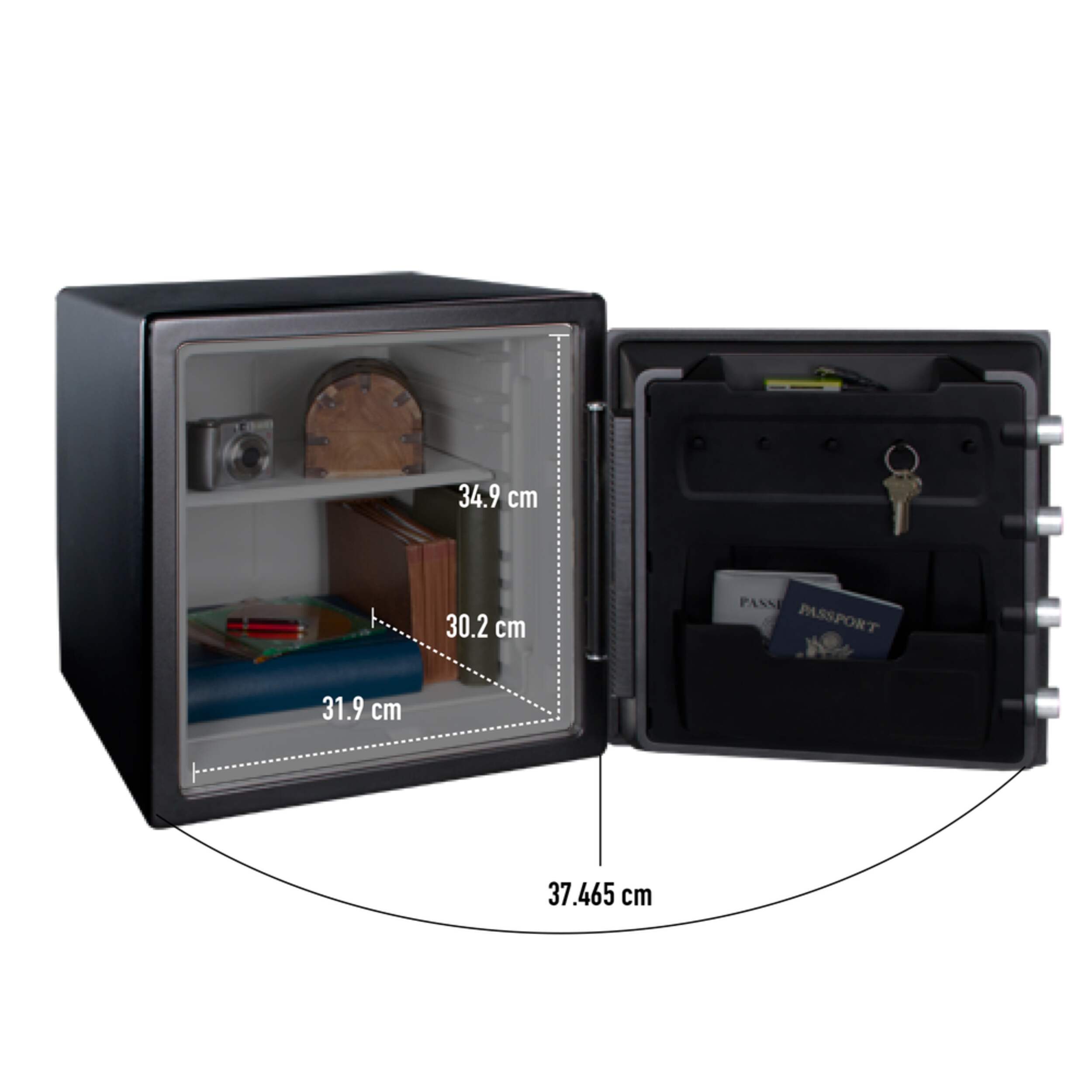 SentrySafe Fire and WaterResistant Chest Safe Box With Combination