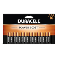 Duracell Coppertop AAA Batteries, Alkaline,16-pk