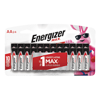Energizer Alkaline MAX Double A Batteries, 24-pk