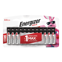 Energizer MAX AA Alkaline Batteries, 24-pk