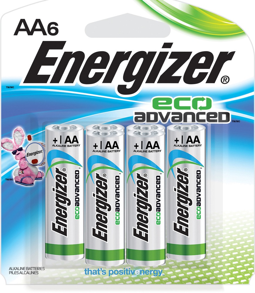 Energizer Eco Advanced Alkaline AA Batteries, 6pack Canadian Tire