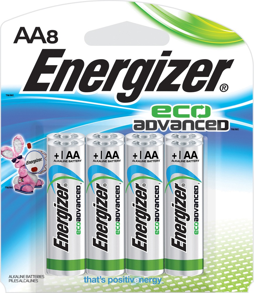 Energizer Eco Advanced Alkaline AA Batteries, 8pack Canadian Tire