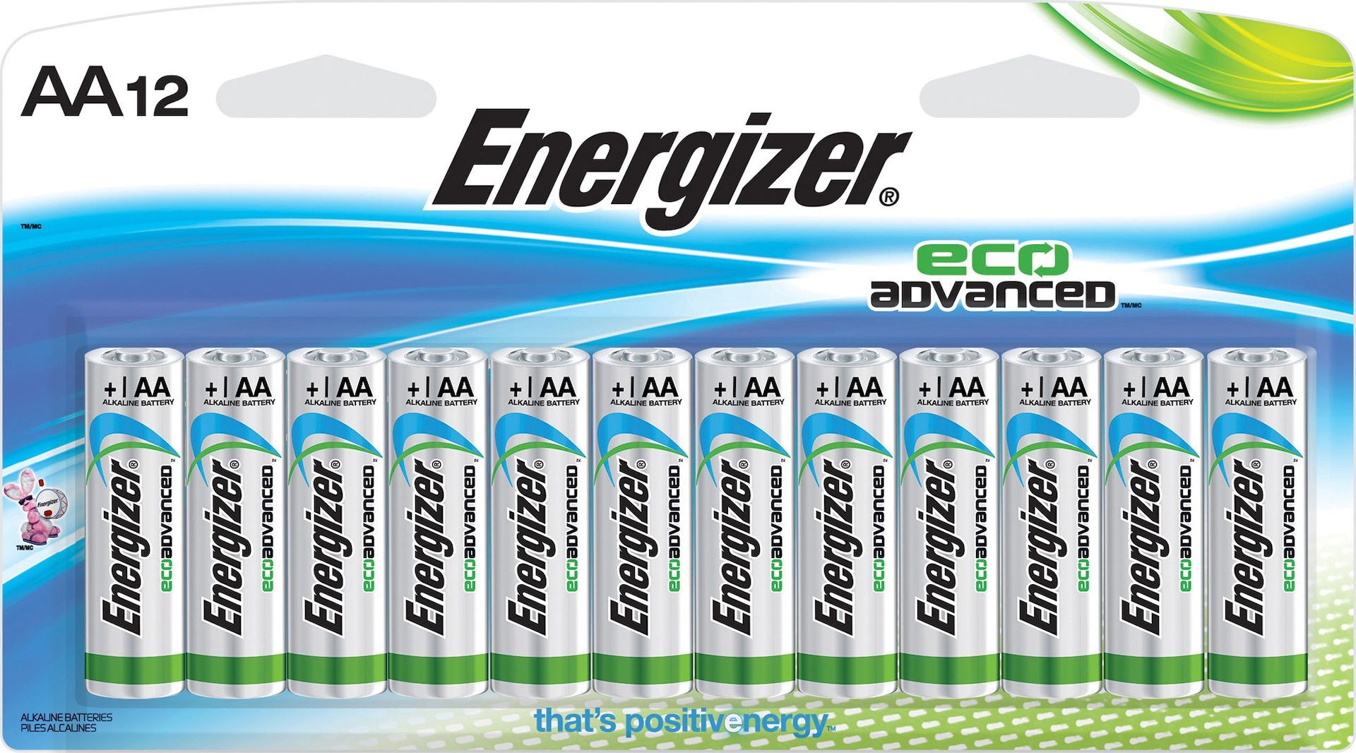 Energizer Eco Advanced Alkaline AA Batteries, 12pack Canadian Tire