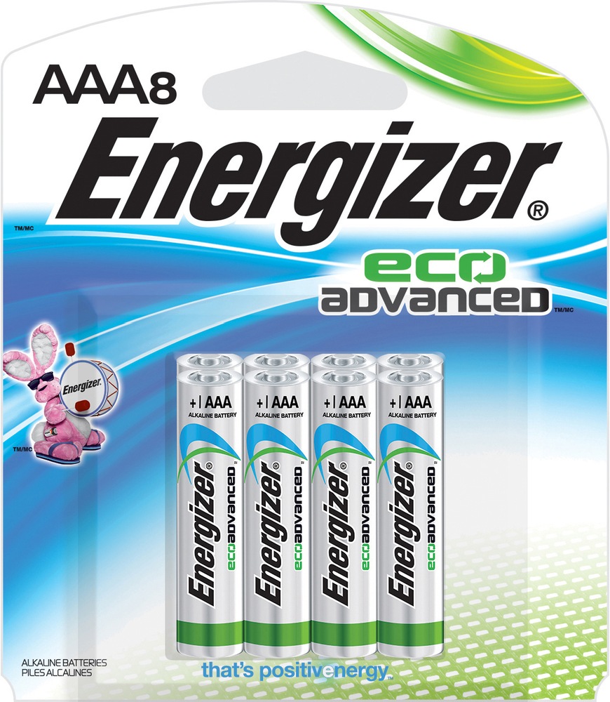 Energizer Eco Advanced Alkaline AAA Batteries, 8pack Canadian Tire
