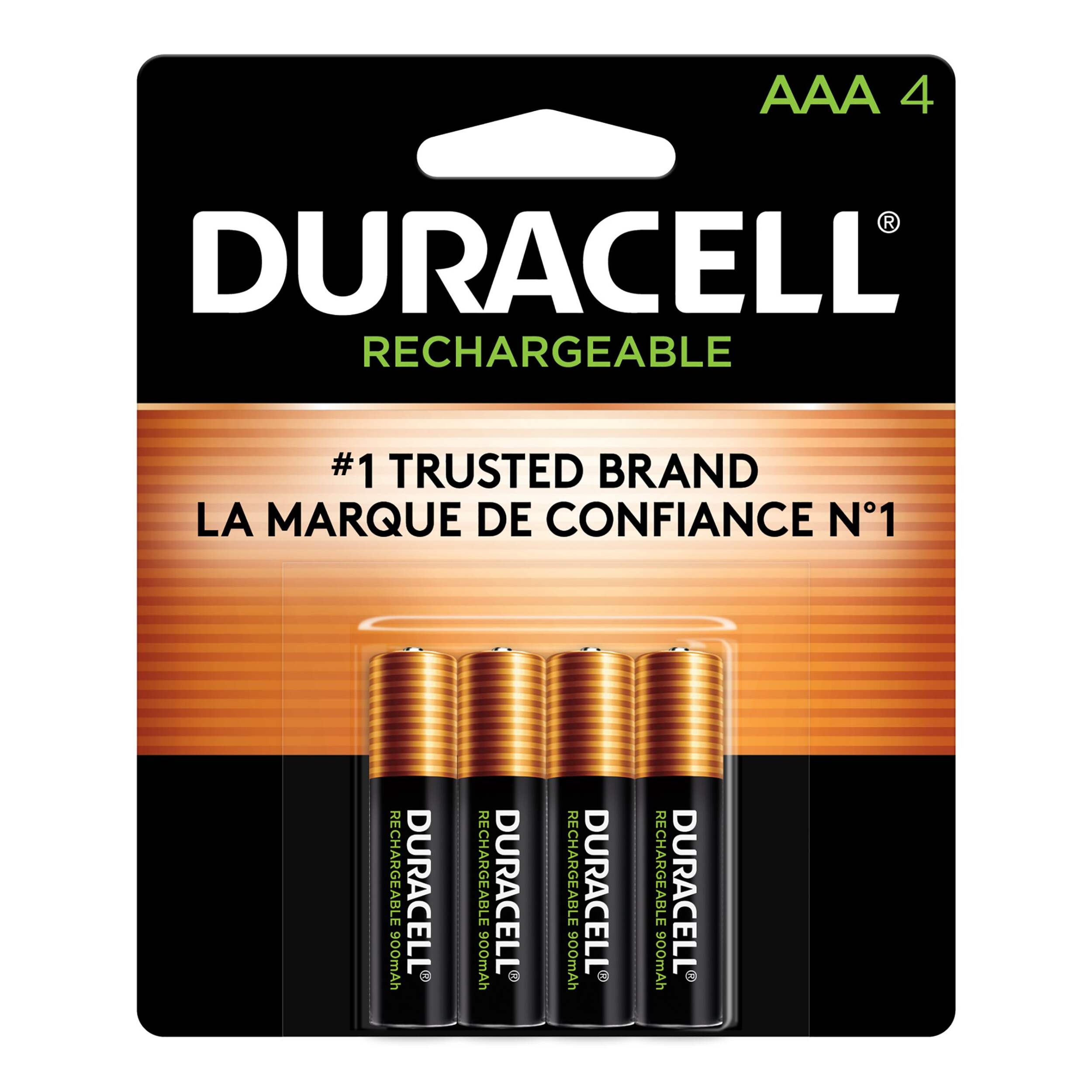 Duracell AAA Rechargeable Batteries, 4pk Canadian Tire