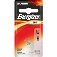 Energizer Silver Oxide 1-pk 365/363 SR621SW 1.5V / 1.5 Volt Button Cell Watch Battery Front_Flat