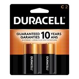 Duracell Coppertop AlkalineC Battery, 2-pk Front_Flat