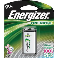 Energizer NH22NBP 1-pk 9V / 9 Volt 175 mAh NiMH Rechargeable Battery, Pre-Charged, All Purpose