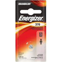 Energizer Silver Oxide Button Cell 1.5V Battery, 379