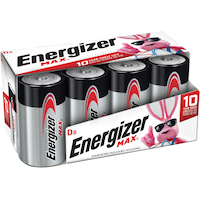 Energizer Max 8-pk D Alkaline Batteries, Long Lasting, All Purpose Front_Angled_Right