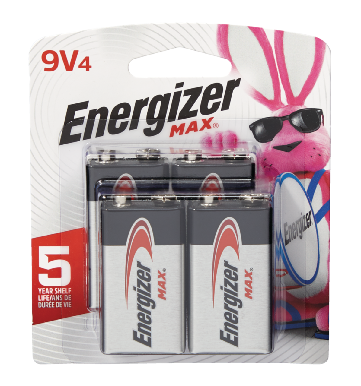  Energizer 9V Batteries, Pre-Charged 9 Volt