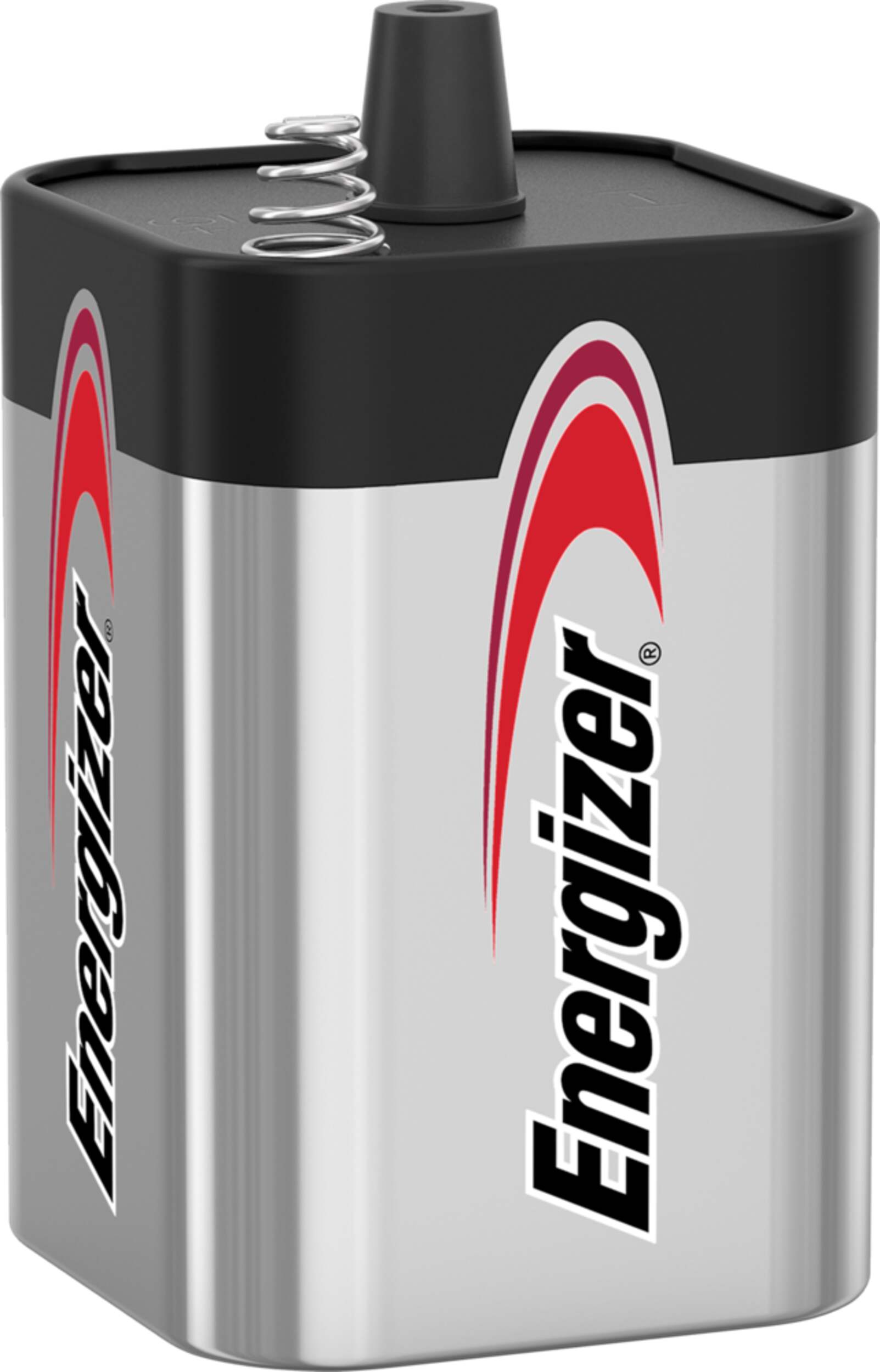 Energizer 1-pk 6V / 6 Volt Square Alkaline Lantern Battery, Long Lasting Front_Angled_Right
