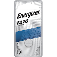 Energizer 1-pk CR1216 3V / 3 Volt Lithium Coin Cell Battery Front_Flat