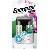 Energizer Recharge Pro CHPROWB4 AA /AAA Rechargeable Battery Charger with 4 AA NiMH Batteries Front_Flat