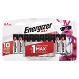 Energizer  Max 16-pk AA Alkaline Batteries, Long Lasting, All Purpose Front_Flat