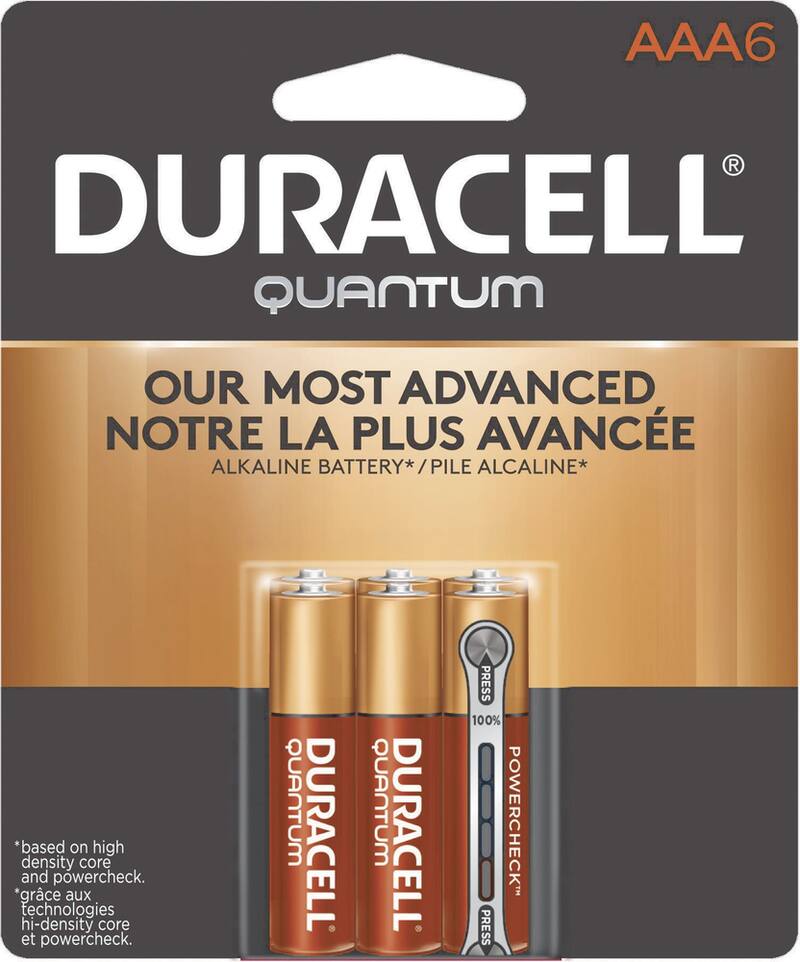 Duracell Quantum Alkaline AAA Batteries, 6-pk | Canadian Tire