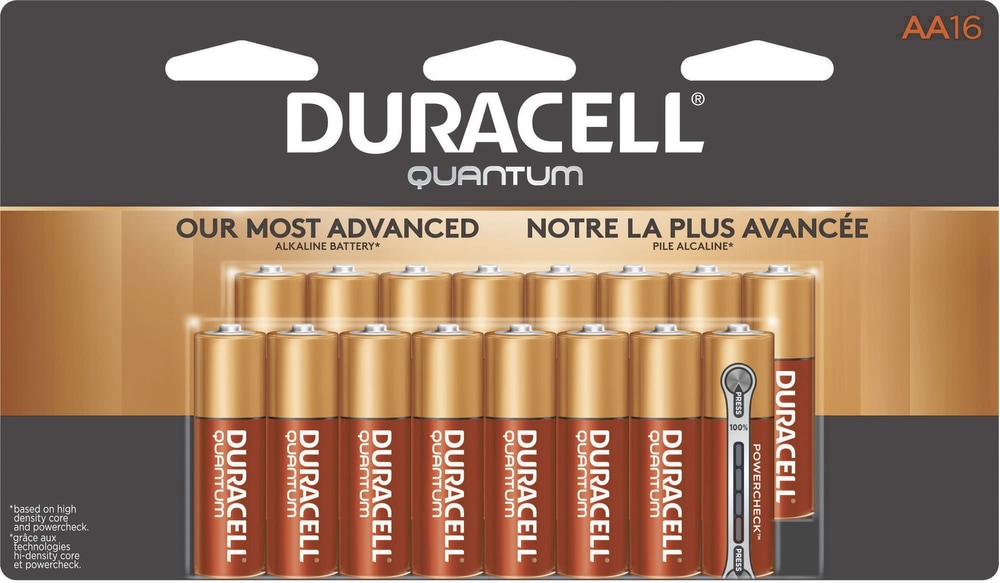 Duracell Quantum Alkaline AA Batteries, 16pk Canadian Tire