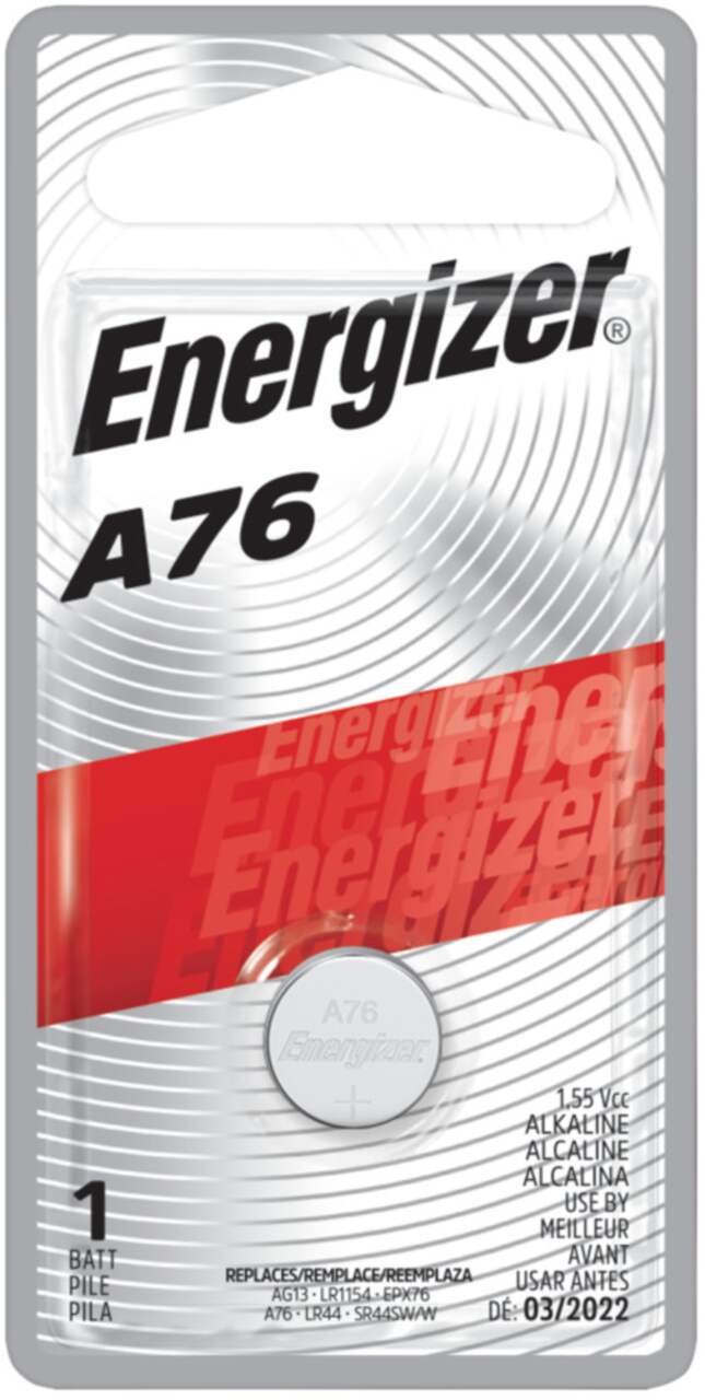  Energizer LR44 1.5V Button Cell Battery (4-Pack