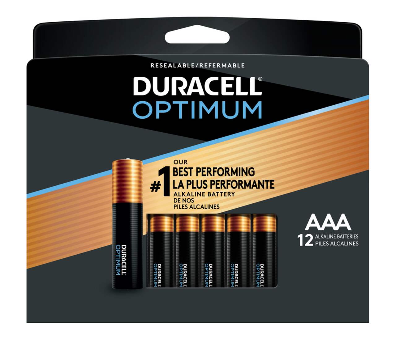  Duracell Optimum AAA Batteries with Power Boost Ingredients, 12  Count Pack with Long-lasting Power, All-Purpose Alkaline AAA Battery for  Household and Office Devices : Health & Household