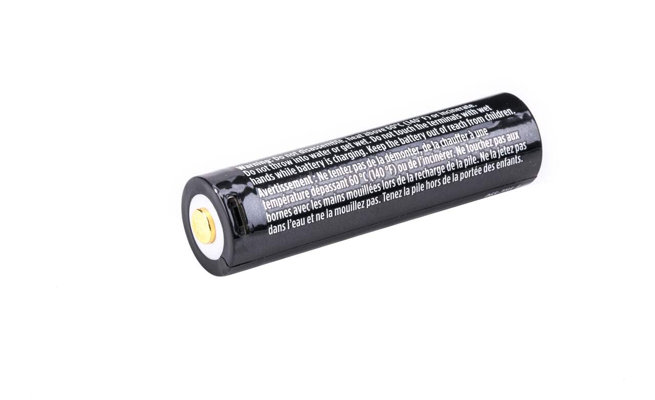 Pile rechargeable au lithium-ion 3V/3 volts MAXIMUM 18650, port USB pour  charge directe, paq. 1