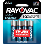Certified 36-pk AAA Alkaline Battery Set, All Purpose, Long Shelf