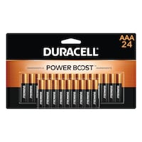 Duracell Coppertop AAA Batteries, Alkaline, 24-pk Front_Flat