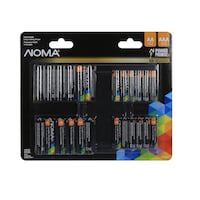 Piles AA et AAA NOMA, paq. 12