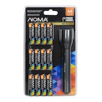 NOMA AA24 Battery & Flashlight Combo