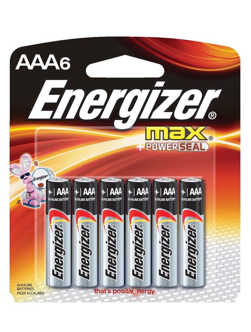 Piles AAA -LR03- Energizer Power - par 6